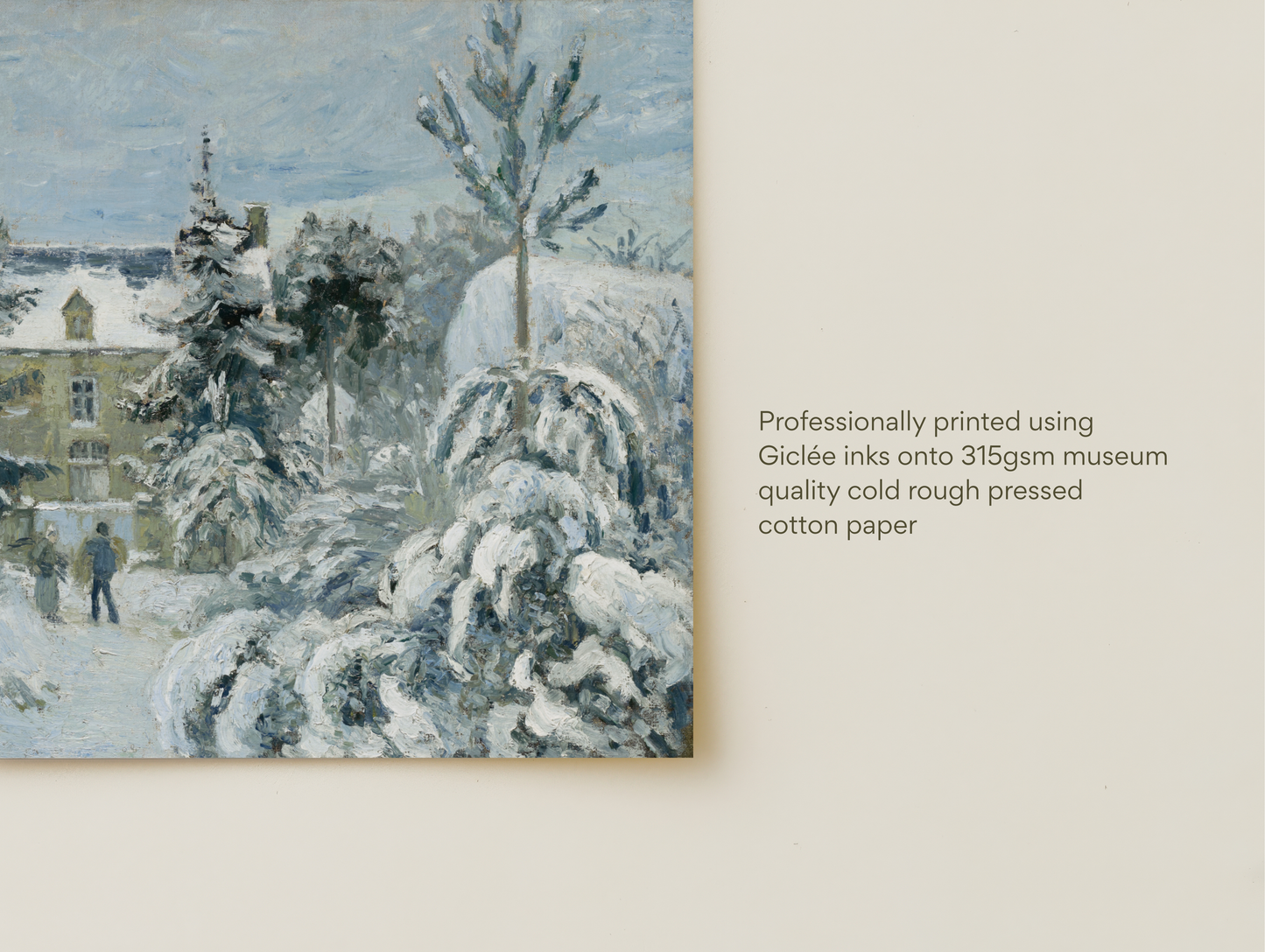 Wagon in the snow