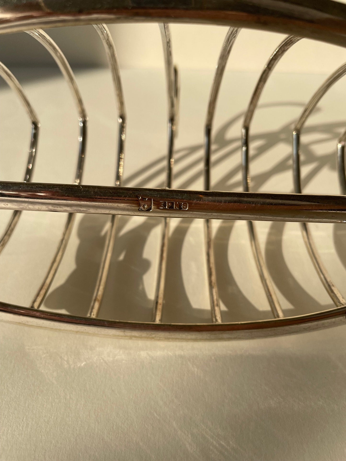 Vintage 8 slot silver plated toast holder (can be used as a letter holder)