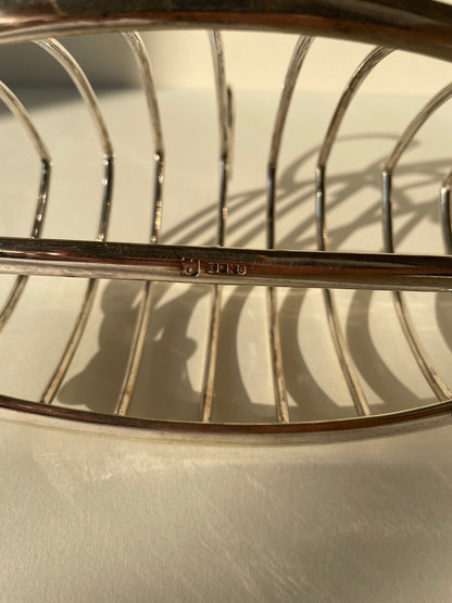 Vintage 8 slot silver plated toast holder (can be used as a letter holder)