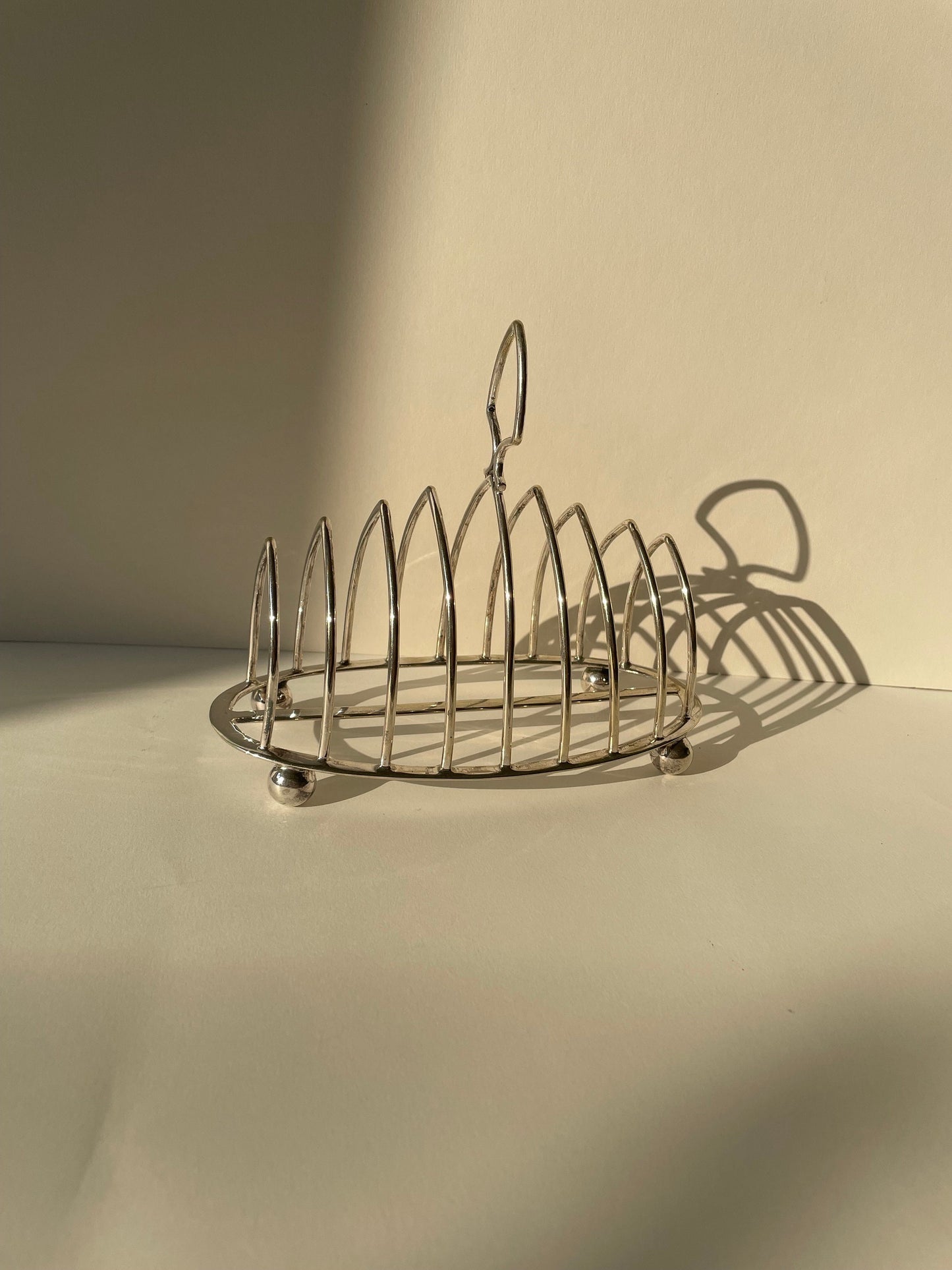 Vintage 8 slot silver plated toast holder (can be used as a letter holder)