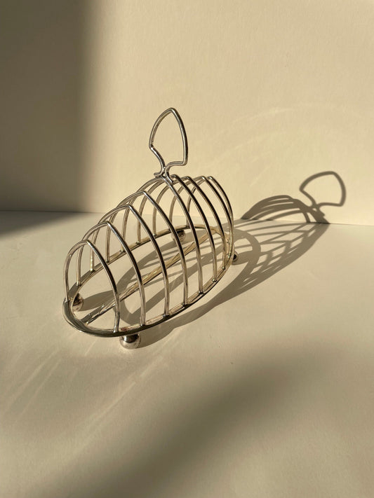 Vintage 8 slot silver plated toast holder (can be used as a letter holder)