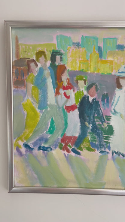 Lively promenade by Margareta Wallin